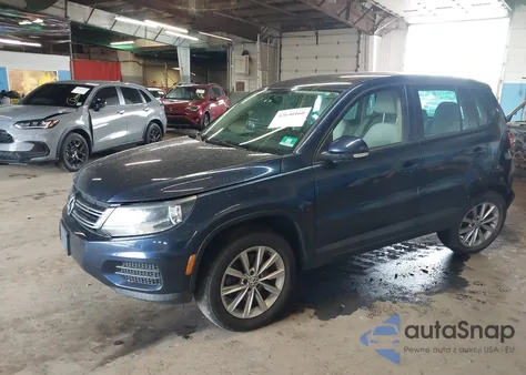 2014 Volkswagen Tiguan Se из США, поврежденный, VIN WVGBV3AX0EW555621